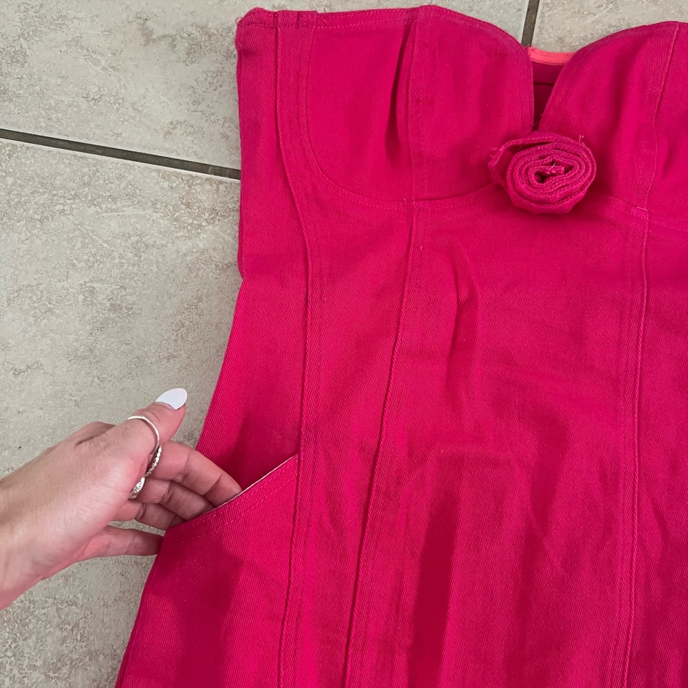 NEVER WORN Nova Pink Mini Dress - Picture 5 of 6